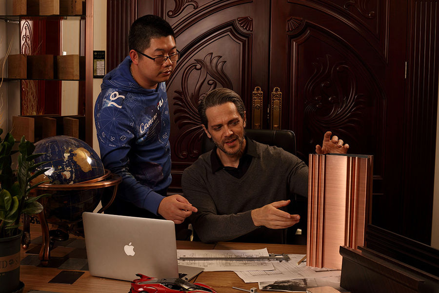 Foshan ShengW Doors and Windows Technology Co.,Ltd linea di produzione del fabbricante