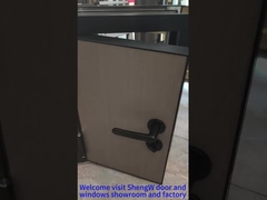 Porta della stanza in alluminio (finitura in legno)