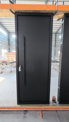 Finitura Verniciata Nera Porte In Cortile In Alluminio Esterno Casa Porta Rivoluzione Moderna