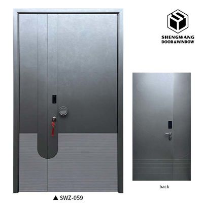 2050 X 960 Luxury Front Aluminum Swing Door Main Exterior Aluminum Slide And Swing Door