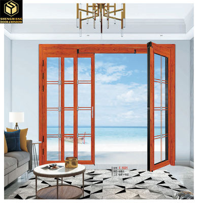 Chiusura Porta PT rossa in polvere rivestita di alluminio porta scorrevole PT 2mm telaio