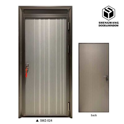 Swing a sinistra Porta in acciaio inossidabile porta di metallo marrone porta di fuoco oscillante