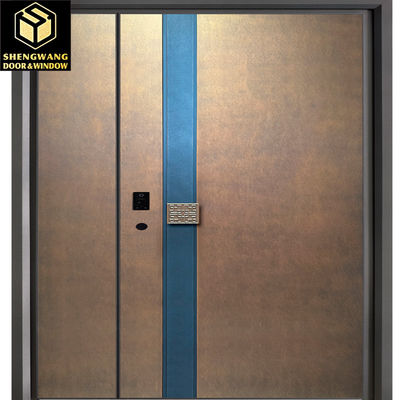 2.05M Arredamento per porte Porta d'ingresso in acciaio inossidabile Porte esterne in acciaio personalizzabili