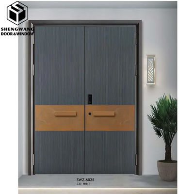 Porta giardino in rame a colori personalizzati Bagno residenziale Porta principale estetica