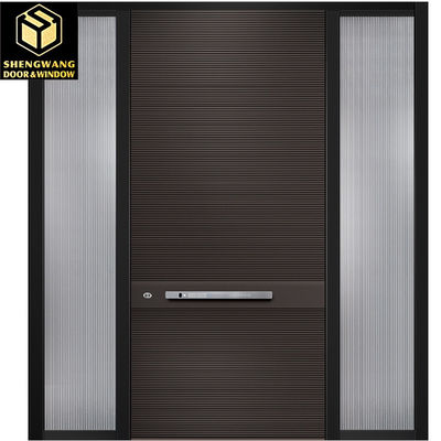 Porta scorrevole in rame Camera da letto residenziale Aluminio Porta estetica