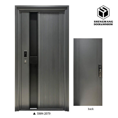 Colorato personalizzato Sapele Aluminio Porta della stanza Isolato dal suono Ingresso Isolato dal fuoco Porta della stanza