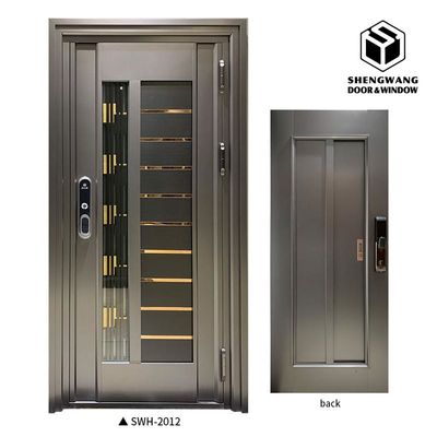 MDF Fireproof Building Alumini porta di sicurezza interna porta a prova di fuoco