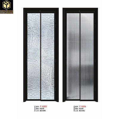 Estetica Swing sinistra Porte in vetro pieghevole in alluminio Porte in vetro bifold in alluminio