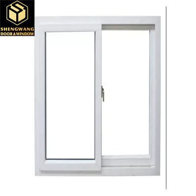 Villa Push Pull Curtain Window Window trasparente in alluminio