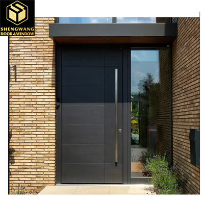 Porta d'ingresso in alluminio per la casa più grande colore personalizzato e materiale in acciaio inossidabile resistente al fuoco