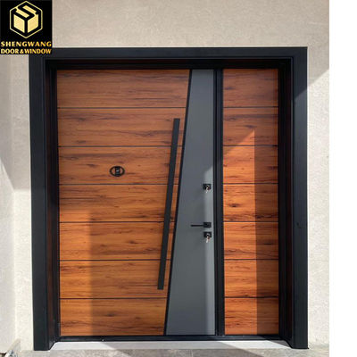 Swing sinistra Case grigie In acciaio inossidabile Porta oscillante per la casa Porta si apre verso l' esterno impermeabile
