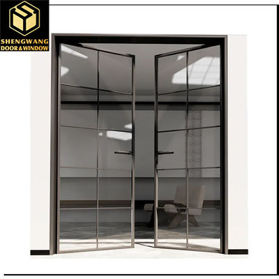 Villa Push Pull Curtain Parete Finestra trasparente con finestra in alluminio Cornice scorrevole
