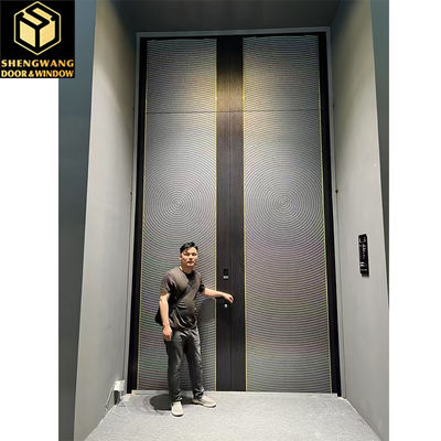 ODM Swing Aluminium Pedestrian Garden Gates Copper Imitazione Superficie Finitura Metal Gate Outdoor