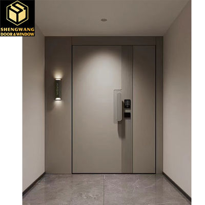 Swing a sinistra Porta in acciaio inossidabile porta di metallo marrone porta di fuoco oscillante