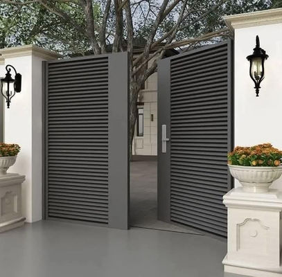Swing sinistra in acciaio inossidabile per porta di metallo di uscita marrone con porte a fuoco oscillare