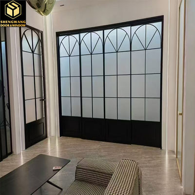 3 Chiusura a prova di ruggine Aluminio Sliding Windows Sound Absorbing Aluminium Sliding Sash