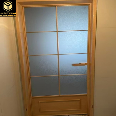 Porta a battente in acciaio inossidabile resistente alla corrosione per soggiorno e camera da letto con durata