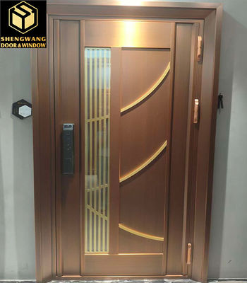 OEM & ODM Copper Garden Door Fire Rated Steel Door Protezione dall'umidità